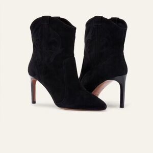 Ba&sh Caitlin Suede High Heel Ankle Boots